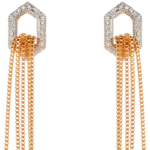 Boucles d'oreilles ELANE White Gold Pendantes...