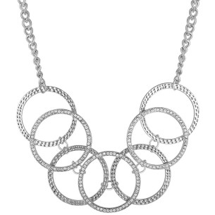 Collier INTERSTELLAR White Silver Ras de cou princesse...