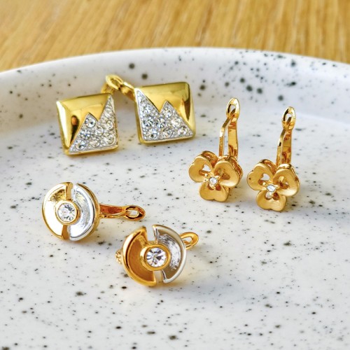 Boucles d'oreilles TULONA Gold Dormeuses...