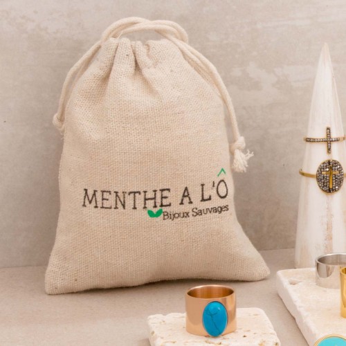 Bague MODAMIA Black Gold jonc minimaliste...