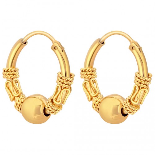 Boucles d'oreilles GOANE Gold Créoles à...