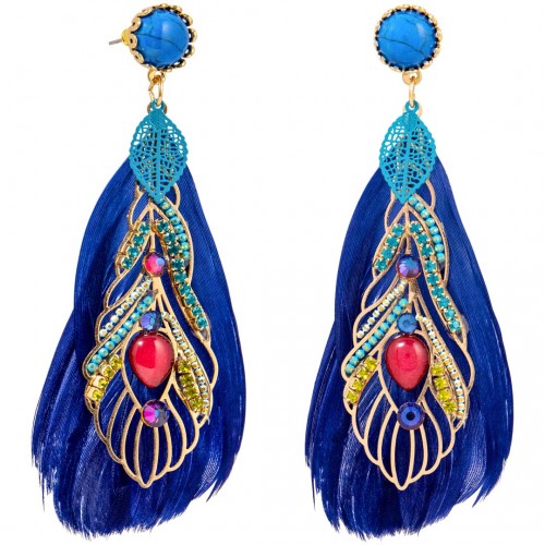 Boucles d'oreilles SAN MARCO Blue Gold...