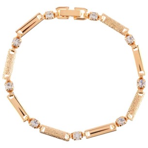 Bracelet LIZY RIVER White Gold Bracelet chaine souple...