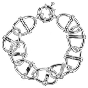 Bracelet CHAIN Silver Bracelet chaine souple Maillons...