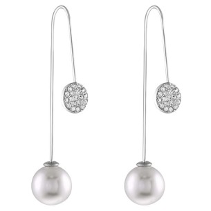 Boucles d'oreilles PROVIDENCE PEARL White Silver...