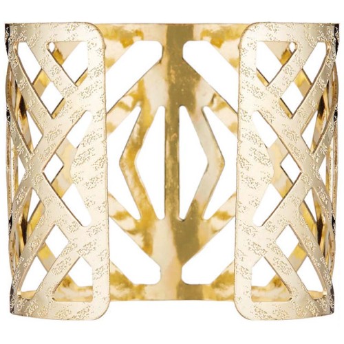 Bracelet LENIS Gold Manchette réglable flexible...