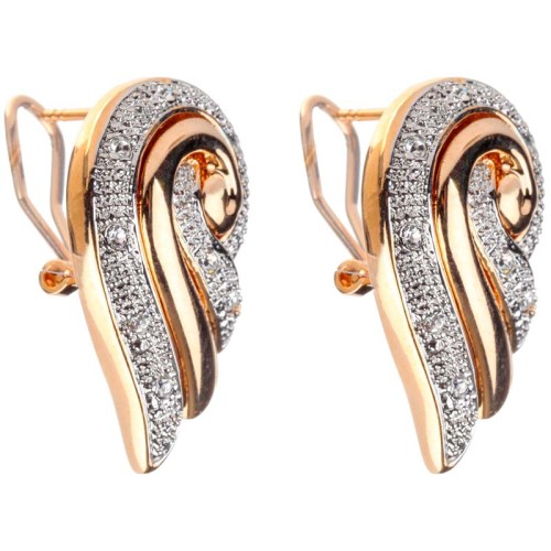 Boucles d'oreilles SCARO White Gold Puces clous...