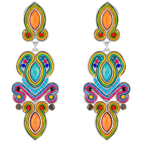 Boucles d'oreilles HEMERIA Color Silver...