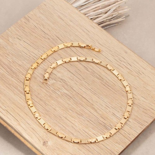 Collier SOTRACE Gold Ras de cou chaine souple...